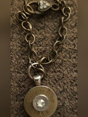 Antique Gold Winchester Shell Cap Bracelet